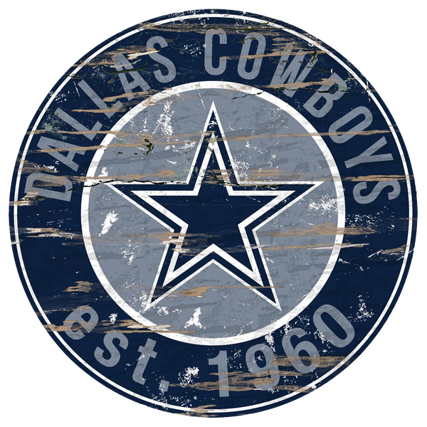 #W107 DALLAS COWBOYS MDF WOOD NFL TEAM SIGN CUSTOM VINTAGE CRAFT WESTERN HOME DECOR OFFICIAL LICENSED PRODUCT