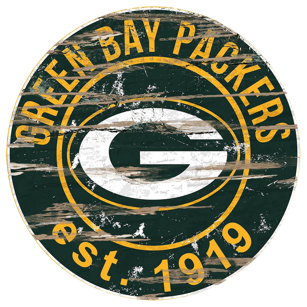 #W101 GREEN BAY PACKERS MDF WOOD NFL TEAM SIGN CUSTOM VINTAGE CRAFT WESTERN HOME DECOR OFFICIAL LICENSED PRODUCT