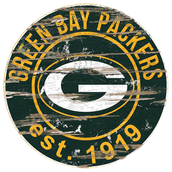 #W101 GREEN BAY PACKERS MDF WOOD NFL TEAM SIGN CUSTOM VINTAGE CRAFT WESTERN HOME DECOR OFFICIAL LICENSED PRODUCT