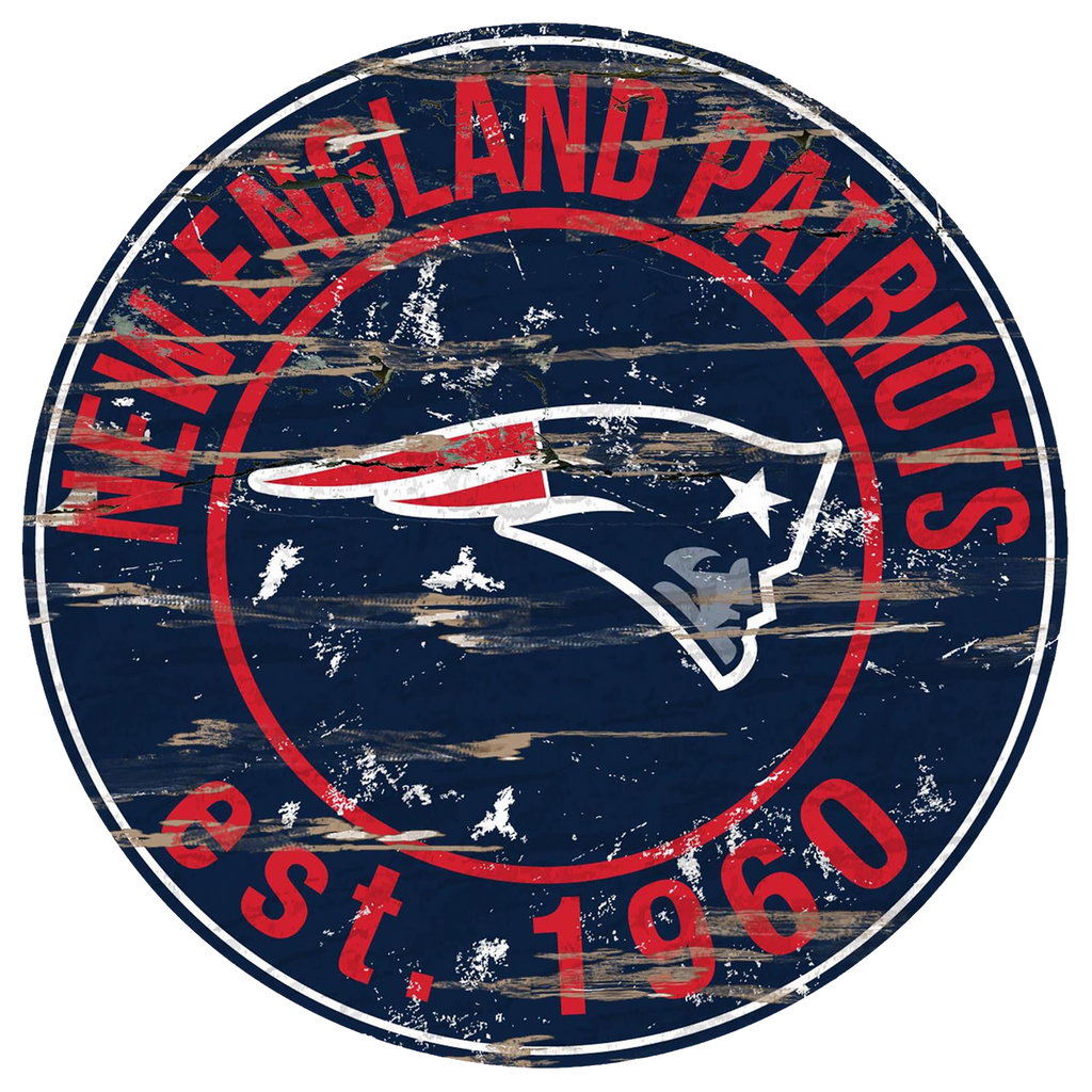 #W111 NEW ENGLAND PATRIOTS MDF WOOD NFL TEAM SIGN CUSTOM VINTAGE CRAFT WESTERN HOME DECOR OFFICIAL LICENSED PRODUCT