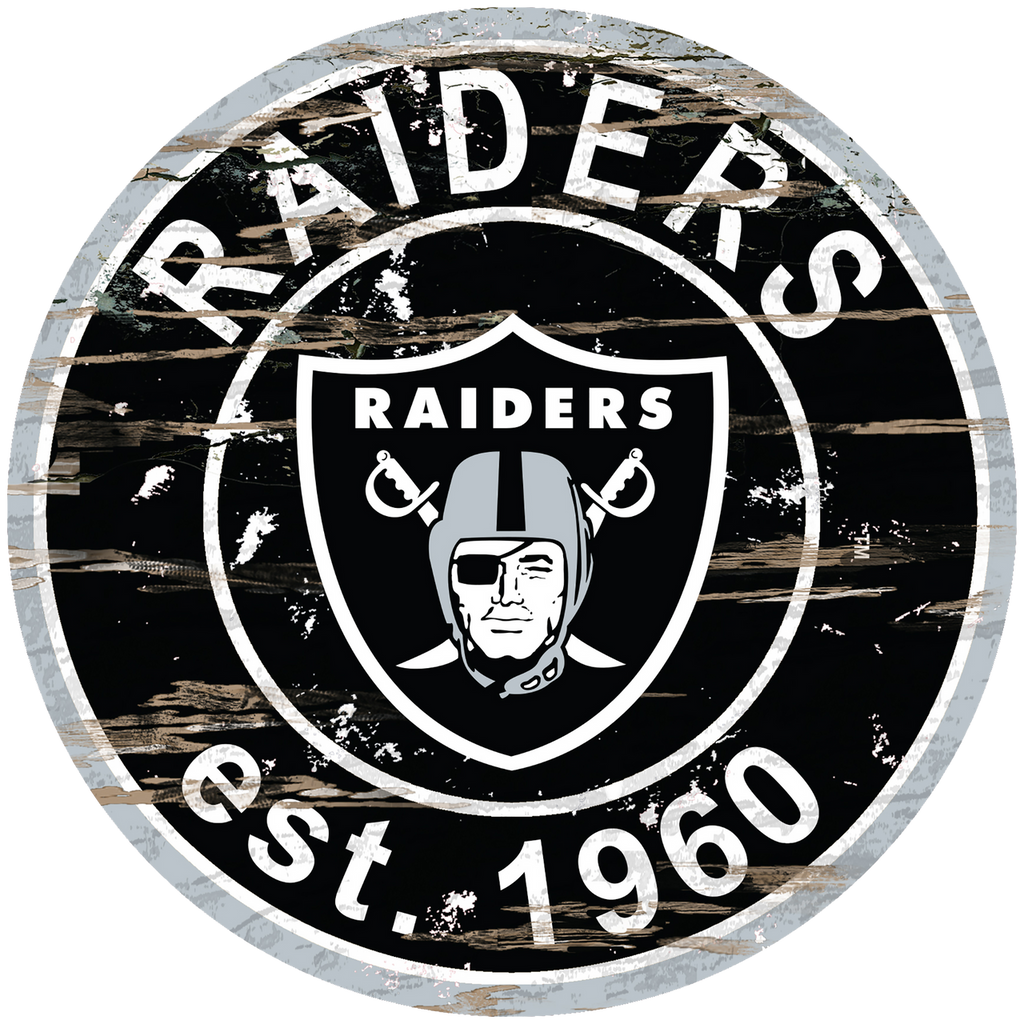 Las Vegas Raiders 24 Wrought Iron Wall Art