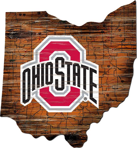 #WST200 OHIO STATE TIN SIGN CUSTOM METAL VINTAGE TEAM CRAFT ART WESTERN HOME DECOR HANDMADE