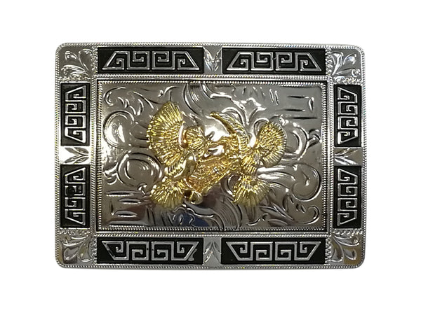 COCK FIGHTER BELT BUCKLE GOLD SILVER BLACK WESTERN BUCKLE FASHION ART NEW #EH12289