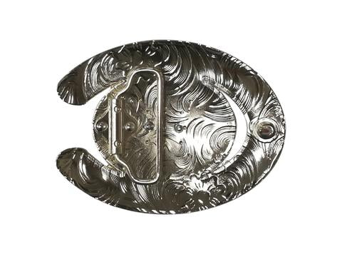 DOUBLE HORSE BELT BUCKLE GOLD SILVER BLACK WESTERN BUCKLE FASHION ART NEW #EH12282
