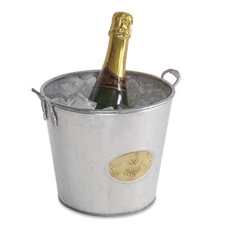 #IH_8068 GALV. BUG CHAMPAGNE ICE BUCKET WINE DRINK CHAMPAGNE WESTERN HOME DECOR NEW