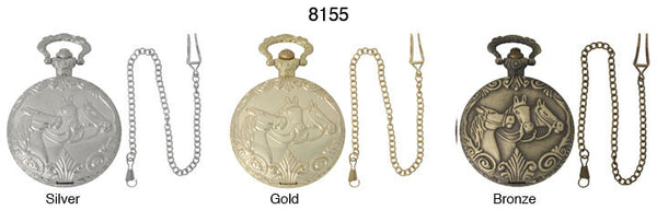 Horse Pocket Watch Item# 8155