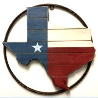 #SI_A17009 STATE OF TEXAS MAP 18" METAL & WOOD SIGN WESTERN HOME DECOR HANDMADE NEW