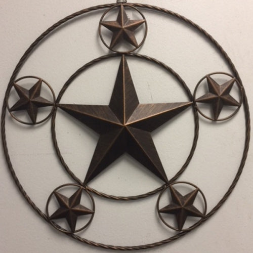 #SI_A17017 MULTI STARS 20" METAL STAR WESTERN HOME DECOR HANDMADE NEW