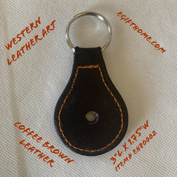 #EH80012 LONESTAR ROPE RING SILVER OR BRONZE KEY FOB KEYCHAIN WESTERN FASHION ART NEW