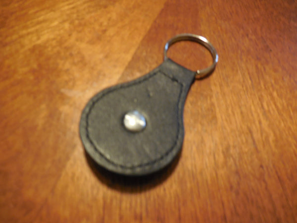 #EH80010 FIRE DEPT. LEATHER KEYFOB METAL CONCHO KEYCHAIN WESTERN FASHION ART BRAND NEW
