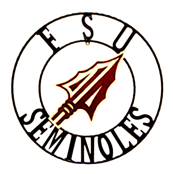 12", 18", 24", 32" FSU SEMINOLES FLORIDA METAL CUSTOM VINTAGE CRAFT TEAM SIGN