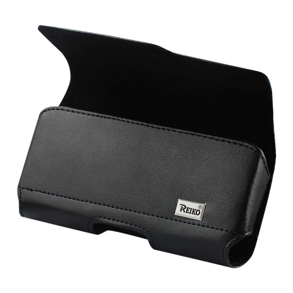 HP115B 7" REIKO XL MEGA EXTRA LARGE LEATHER POUCH BELT LOOP HOLSTER CELL PHONE CASE UNIVERSAL OVERSIZE