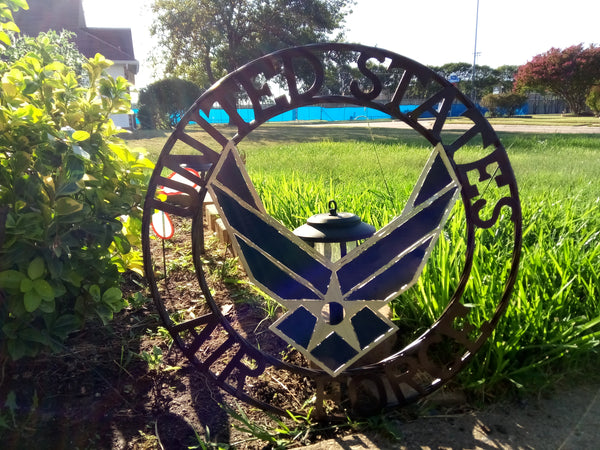 24" US AIRFORCE MILITARY METAL WALL ART WESTERN HOME DECOR VINTAGE RUSTIC WALL DECOR NEW