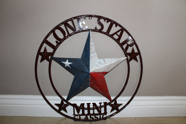 KOLET FAMILY STYLE YOUR CUSTOM FAMILY NAME STAR METAL BARN STAR ROPE RING KOLET FAMILY WESTERN HOME DECOR VINTAGE RUSTIC BROWN NEW HANDMADE 24",32",34",36",40",42",44",46",50"