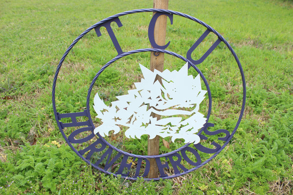 12",18",24",32",36" TCU HORNED FROGS CUSTOM METAL VINTAGE CRAFT TEAM SIGN HANDMADE