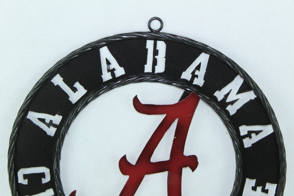 12" ALABAMA CUSTOM METAL VINTAGE CRAFT SIGN WALL ART TEAM SIGN HANDMADE