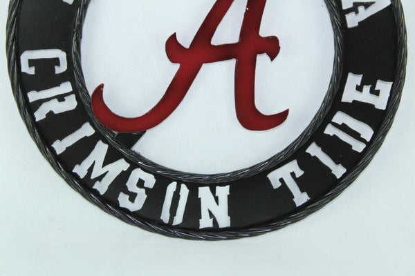 12" ALABAMA CUSTOM METAL VINTAGE CRAFT SIGN WALL ART TEAM SIGN HANDMADE