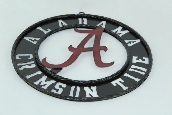 12" ALABAMA CUSTOM METAL VINTAGE CRAFT SIGN WALL ART TEAM SIGN HANDMADE