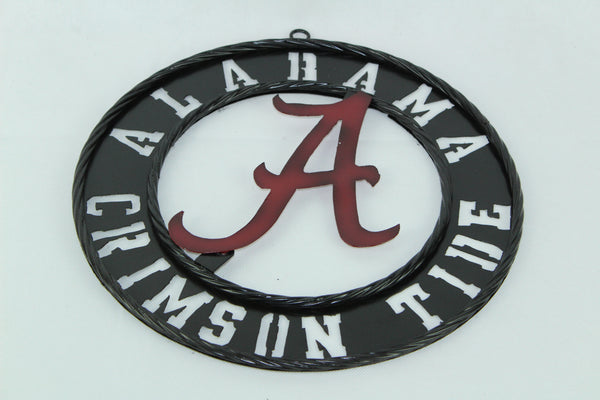 12" ALABAMA CUSTOM METAL VINTAGE CRAFT SIGN WALL ART TEAM SIGN HANDMADE