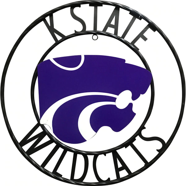 12", 18", 24", 32" KANSAS STATE WILDCATS CUSTOM METAL VINTAGE CRAFT SIGN WESTERN HOME DECOR HANDMADE