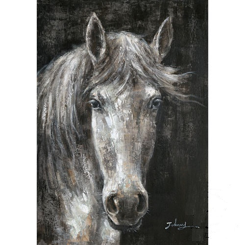 RA0176 28"x40" HORSE CANVAS PAINTING PICTURE WESTERN COUNTRY HOME DECOR HANDMADE WALL ART NEW