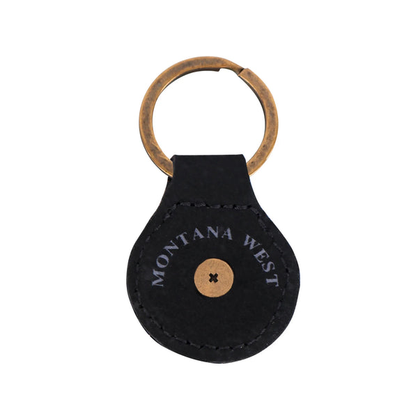 ITEM#MW_RWS-279 ENGRAVED BERRY CONCHO KEY FOB KEYCHAIN REAL GENUINE LEATHER WESTERN FASHION ART NEW --FREE SHIPPING
