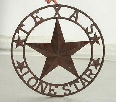 TEXAS LONESTAR METAL BARN STAR WESTERN HOME DECOR SIZE:24",32",36",40",42",44",46",50"