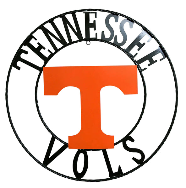 12", 18", 24", 32" TENNESSEE VOLUNTEERS CUSTOM VINTAGE CRAFT METAL TEAM SIGN