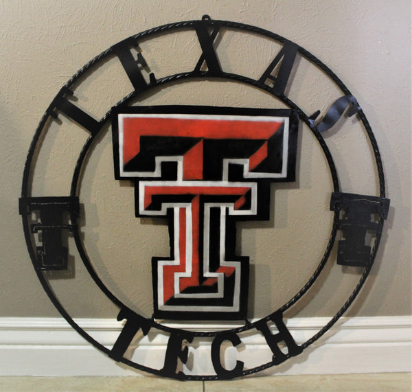12", 18", 24", 32" TEXAS TECH CUSTOM METAL VINTAGE CRAFT TEAM SIGN