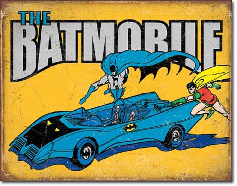 #2028 BATMAN THE BATMOBILE TIN SIGN CUSTOM METAL ART WESTERN HOME DECOR NEW