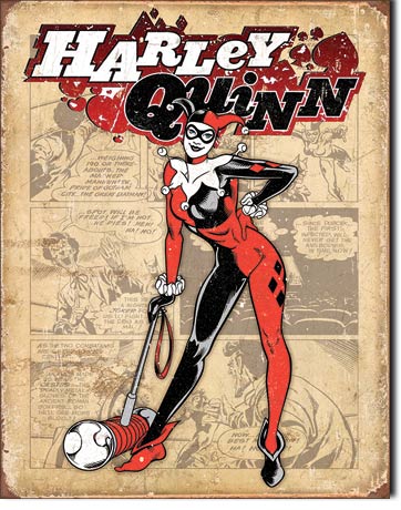 #2203 HARLEY QUINN TIN METAL SIGN CUSTOM METAL ART WESTERN HOME DECOR NEW