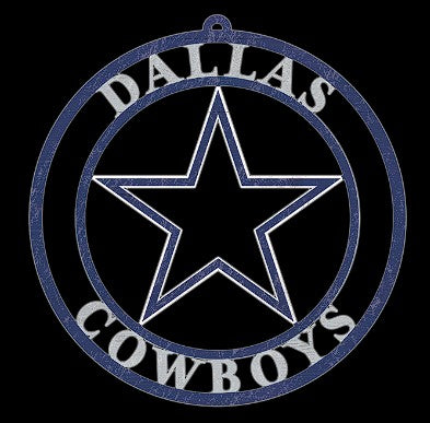 #WC107 DALLAS COWBOYS MDF WOOD NFL TEAM SIGN CUSTOM VINTAGE CRAFT WESTERN HOME DECOR OFFICIAL LICENSED PRODUCT