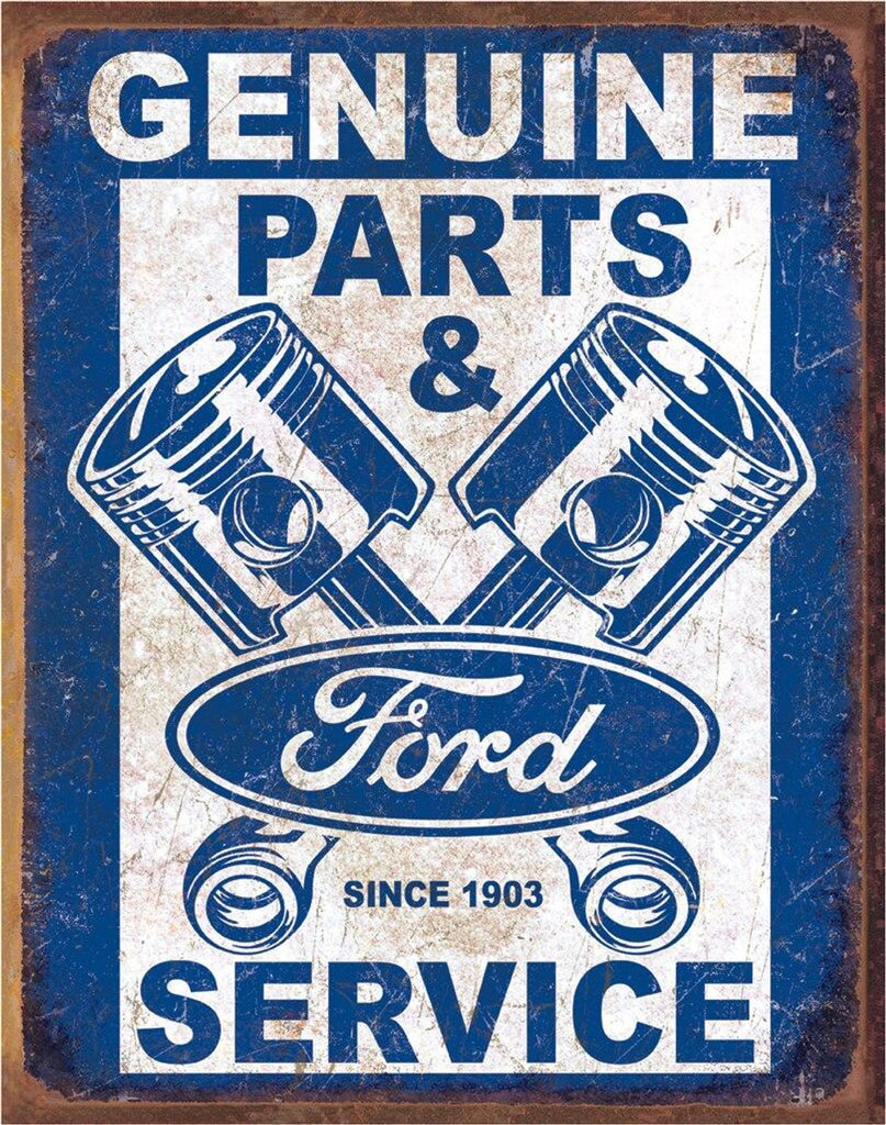 ITEM#2068 FORD SERVICE PISTONS AUTOMOTIVE TIN SIGN METAL ART WESTERN HOME DECOR WALL SIGN ART