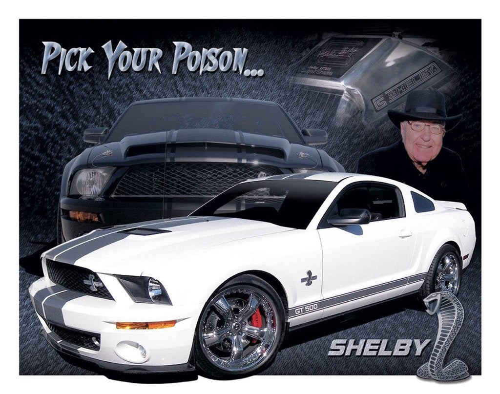 ITEM#1610 FORD SHELBY MUSTANG AUTOMOTIVE TIN SIGN METAL ART WESTERN HOME DECOR WALL SIGN ART