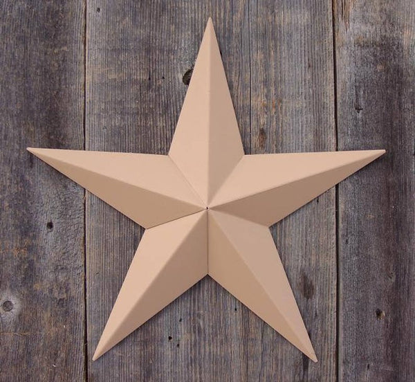 12", 17", 24", 30", 36" RUSTIC TAN BARN METAL STAR WALL ART WESTERN HOME DECOR VINTAGE RUSTIC ART NEW