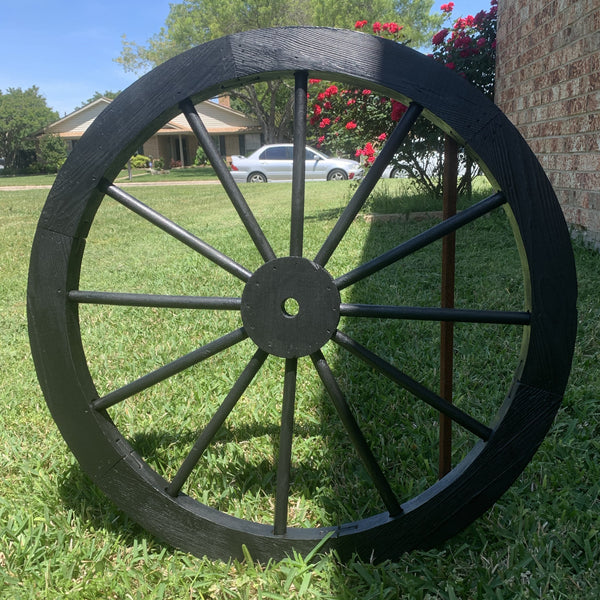 16",24",30" WAGON WHEEL BROWN BARN WOOD WESTERN HOME DECOR RUSTIC HANDMADE CRAFT