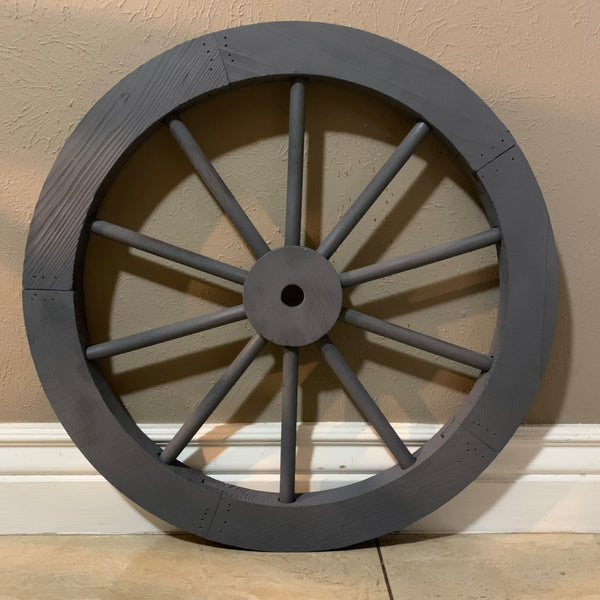 16",24",30" WAGON WHEEL GREY BARN WOOD WESTERN HOME DECOR HANDMADE NEW