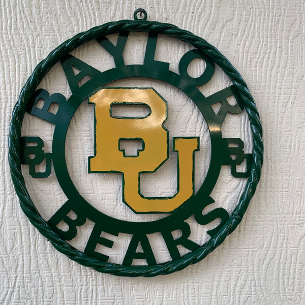 12",18",24",32" BAYLOR BEARS CUSTOM VINTAGE WALL ART