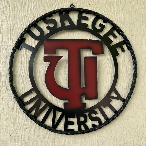 TUSKEGEE UNIV. METAL CUSTOM VINTAGE CRAFT TEAM SPORTS SIGN HANDMADE