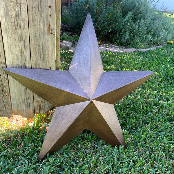 #EH10475 24" BRUSHED COPPER BRONZE BARN METAL STAR WESTERN HOME DECOR HANDMADE NEW