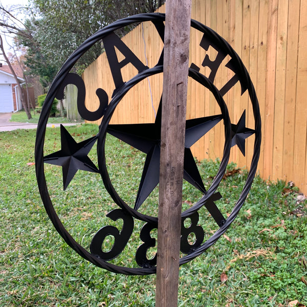 16" RUSTIC BRONZE TEXAS 1836 BARN LONE STAR METAL ART WESTERN HOME DECOR VINTAGE RUSTIC DARK BRONZE NEW