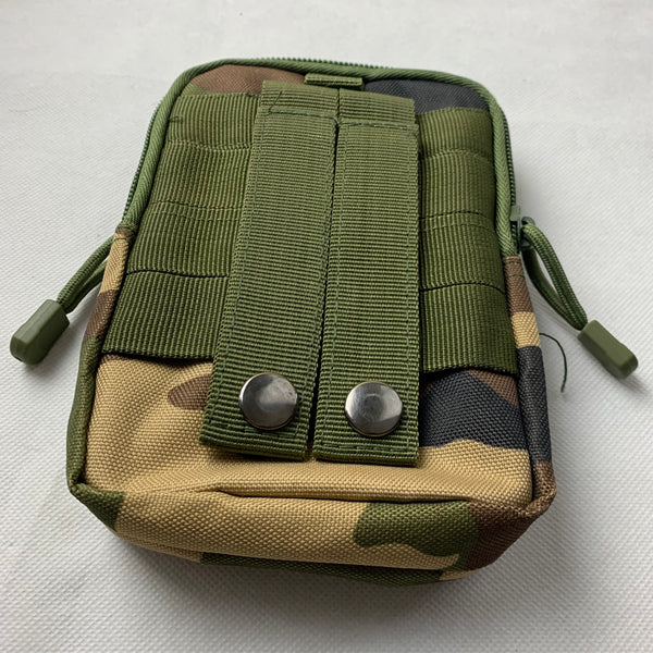 #MX_ARU65 CAMO 7" RUGGED NYLON POUCH BAG MEGA EXTRA LARGE VERTICAL ZIPPER CLOSURE, BELT LOOP HOLSTER CELL PHONE TABLET CASE UNIVERSAL OVERSIZE