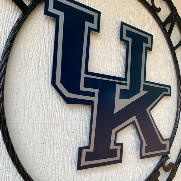 12", 18", 24", 32" KENTUCKY WILDCATS CUSTOM METAL VINTAGE CRAFT SIGN HANDMADE