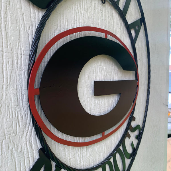 12", 18", 24", 32" GEORGIA BULLDOGS METAL SIGN VINTAGE CUSTOM TEAM ART