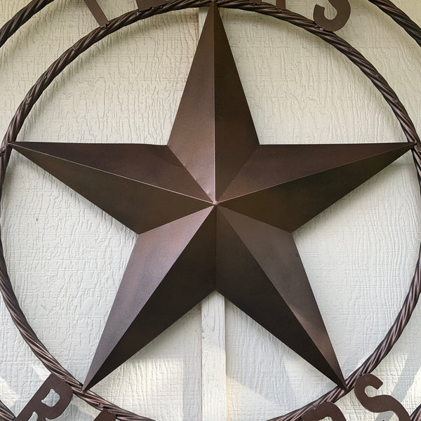 TEXAS RANGERS BRONZE LONE STAR METAL CUSTOM TEAM CRAFT WESTERN HOME DECOR CRAFT