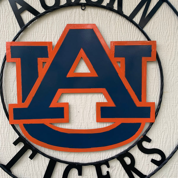 12", 18", 24", 32" AUBURN TIGERS CUSTOM METAL VINTAGE CRAFT SIGN WESTERN HOME DECOR HANDMADE