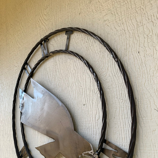 12", 18", 24", 32" UNT MEAN GREEN RAW METAL CUSTOM VINTAGE CRAFT WALL ART TEAM SIGN HANDMADE