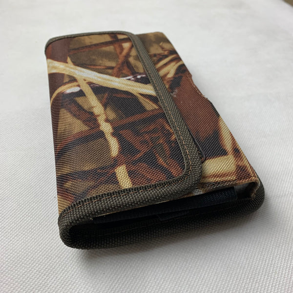 MX_LPOTX-EUH-CAMO 7" LUXMO XL MEGA EXTRA LARGE HORIZONTAL CAMO RUGGED POUCH VELCO CLOSURE  &  BELT LOOP CLIP HOLSTER CELL PHONE CASE UNIVERSAL OVERSIZE