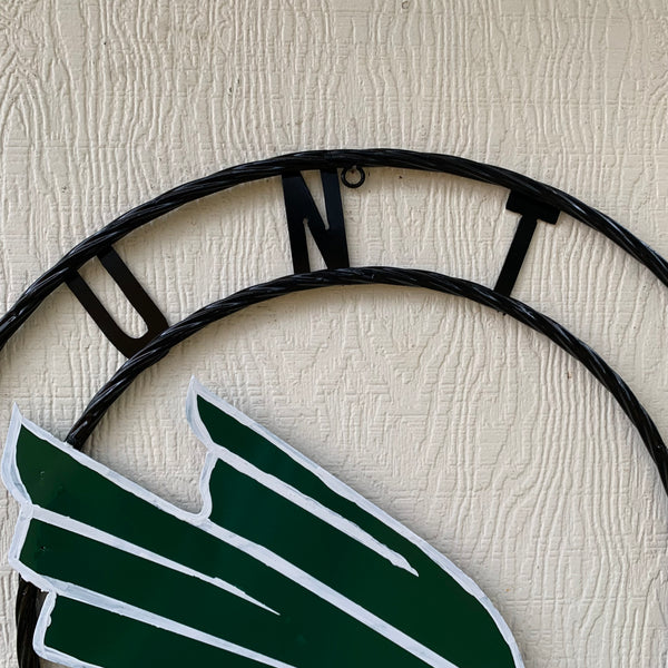 12",18",24",32",36" UNT MEAN GREEN CUSTOM METAL VINTAGE CRAFT SIGN TEAM HANDMADE