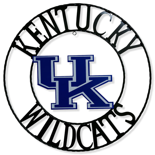 12", 18", 24", 32" KENTUCKY WILDCATS CUSTOM METAL VINTAGE CRAFT SIGN HANDMADE